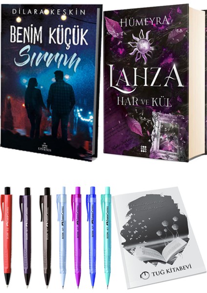Lahza 2 Har ve Kül Ciltli ve Ephesus Benim Küçük Sırrım 1 Ciltli Dilara Keskin 2li Set