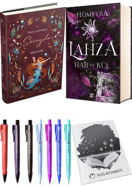 Lahza 2 Har ve Kül Ciltli ve Ephesus Süveyda 2 Medcezir Ciltli Cemal Latifoğlu 2li Set