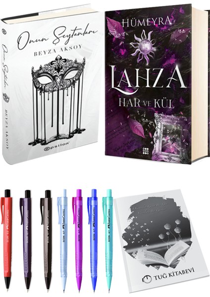 Lahza 2 Har ve Kül Ciltli ve Epsilon Yayınevi Onun Şeytanları Ciltli Beyza Aksoy 2li Set