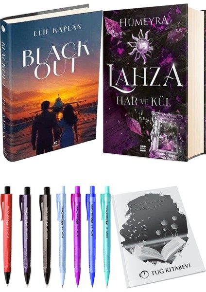 Lahza 2 Har ve Kül Ciltli ve Blackout Ciltli Elif Kaplan 2li Set