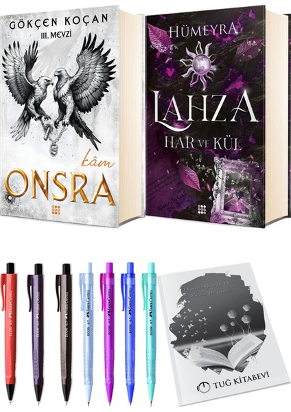 Lahza 2 Har ve Kül Ciltli ve Onsra Kam Ciltli Gökçen Koçan 2li Set