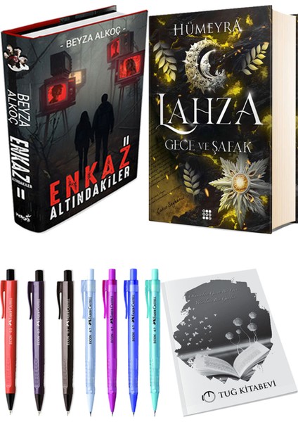 Lahza 3 Gece ve Şafak Ciltli ve Enkaz Altındakiler 2 Ciltli Beyza Alkoç 2li Set