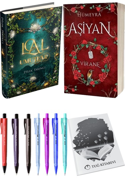 Aşiyan 1 Virane Ciltli ve Ephesus Yayınları Lal Umutlar 1 Ciltli Dilek Tarıncı 2li Set