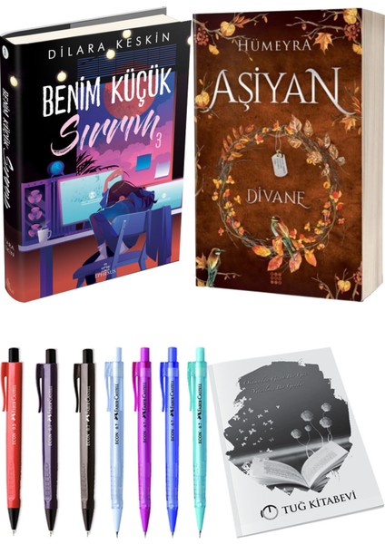Aşiyan 2 Divane Ciltli ve Ephesus Benim Küçük Sırrım 3 Ciltli Dilara Keskin 2li Set