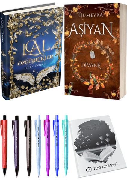 Aşiyan 2 Divane Ciltli ve Ephesus Yayınları Lal Özgürlükler 2 Ciltli Dilek Tarıncı 2li Set