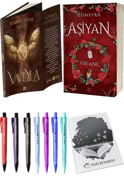 Aşiyan 1 Virane Ciltli ve Vaveyla 1 Sönmüş Ciltli Binnur Şafak Nigiz 2li Set