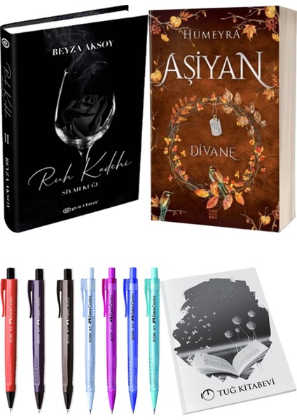 Aşiyan 2 Divane Ciltli ve Epsilon Yayınevi Ruh Kadehi Ciltli Beyza Aksoy 2li Set
