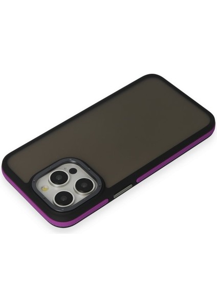 Apple iPhone 15 Pro Kılıf Airbag Özellikli Lens Koruma Çerçeveli Dayanıklı Harvel Kapak