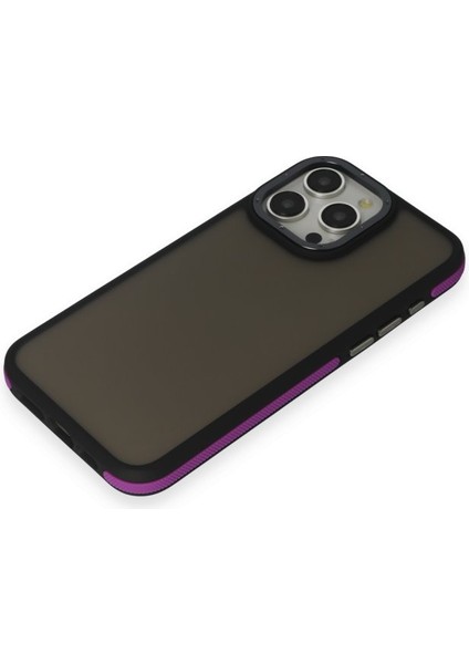 Apple iPhone 15 Pro Kılıf Airbag Özellikli Lens Koruma Çerçeveli Dayanıklı Harvel Kapak