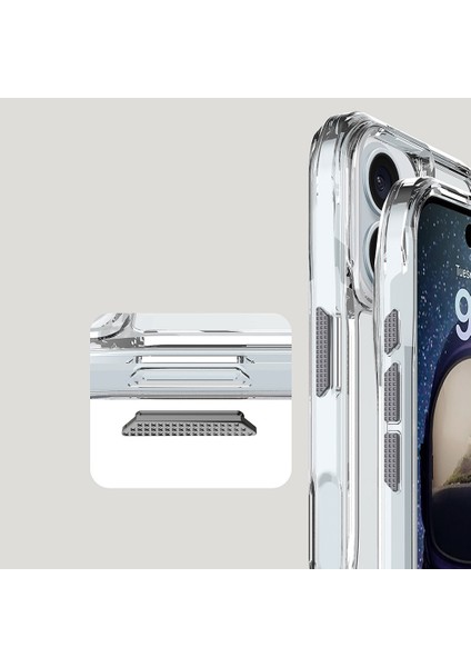 Apple iPhone 16 Kılıf Köşeler Airbag Özellikli Ultra Koruma Incek Kapak