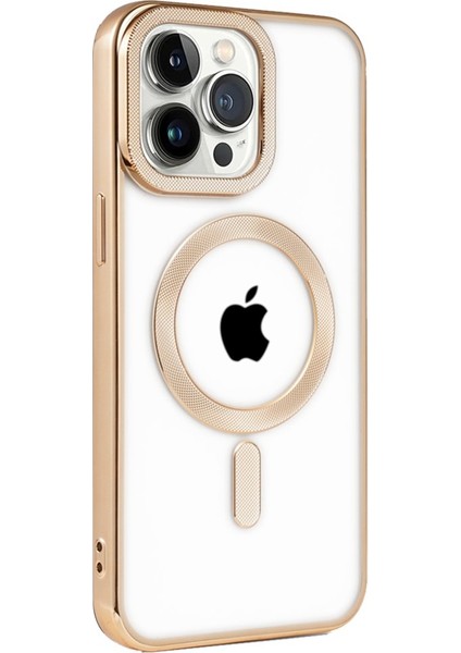 Apple iPhone 14 Pro Max Kılıf Yüksek Kamera Çerçeveli ve Magsafe Şarj Özellikli Dayanıklı Kronos Kapak