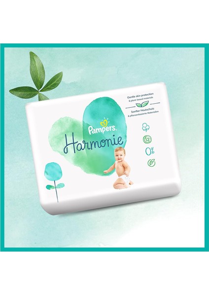 Pampers Harmonie Bebek Bezi Beden:1 (2-5kg) Yeni Doğan 100 Adet Ekonomik Ultra Fırsat Pk