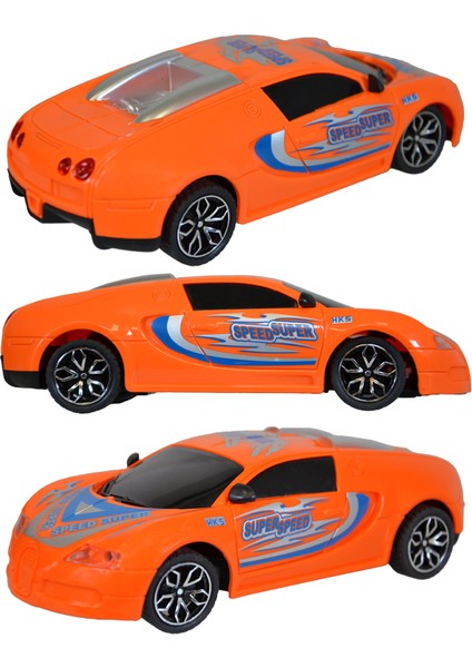 Sports Car 27 Mhz Full Fonksiyon Uzaktan Kumandalı Bugatti Veyron Turuncu Ce 04