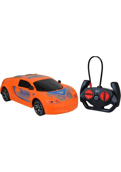 Sports Car 27 Mhz Full Fonksiyon Uzaktan Kumandalı Bugatti Veyron Turuncu Ce 04