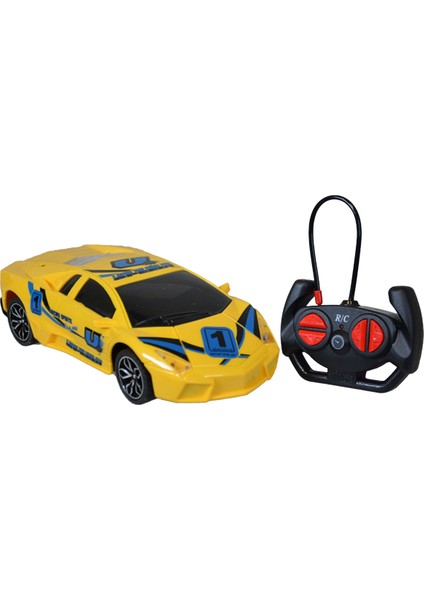Sports Car 27 Mhz Full Fonksiyon Uzaktan Kumandalı Ferrari Sarı Ce 04