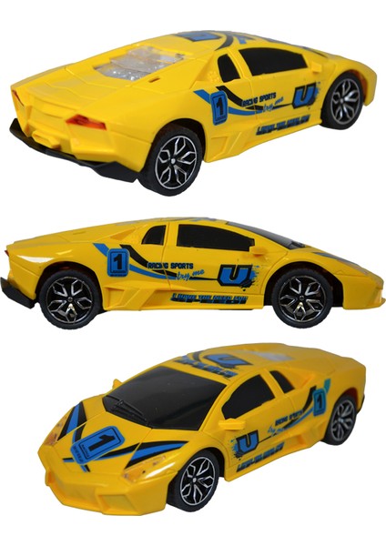 Sports Car 27 Mhz Full Fonksiyon Uzaktan Kumandalı Ferrari Sarı Ce 04