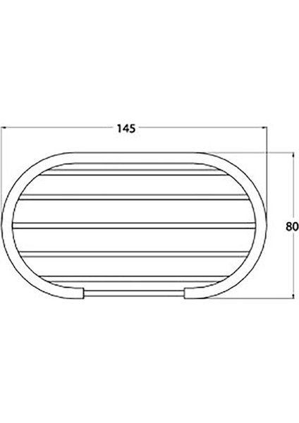 Unigue Oval Sabunluk Tel