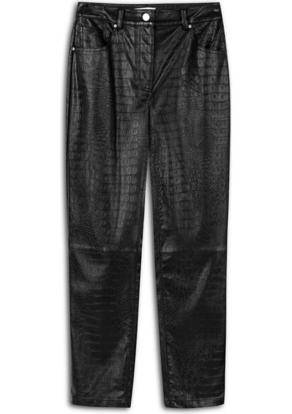 Timsah Derisi Görünümlü Pantolon TW6240003198001