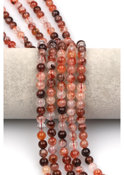 Himalaya Kuvars Doğaltaş Dizi 6 mm Küre Kesim