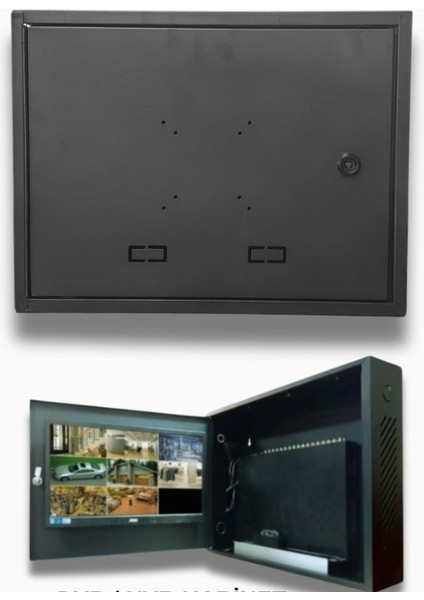 Dvr Pano/box Nvr Cctv Rack Kabinet ve Monitör Koruma Kutusu 45X 35 x 10 cm modelleri