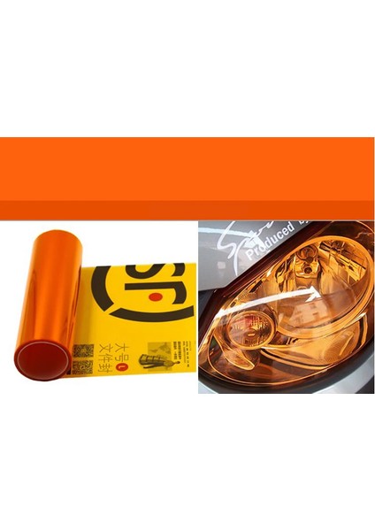 Bukalemun Far Stop Filmi 30 cm x 9 mt Portakal Turuncu Bkl-Fs-Or