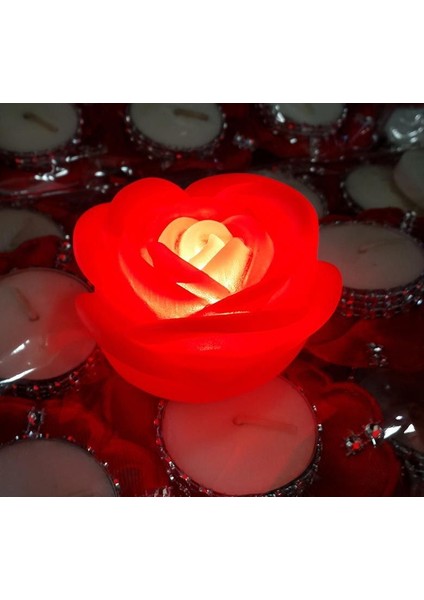 Led Işıklı Gül Romantik Gül