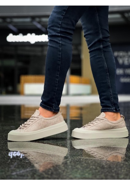 BA500 Boa Özel Termo Taban Krem Casual Erkek Ayakkabı modelleri