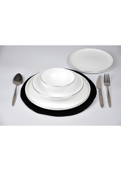 Bella Silver 24 Parça Yemek Takımı