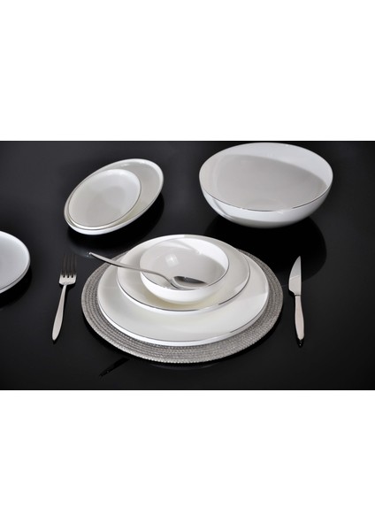 Premium Silver 53 Parça Yemek Takımı