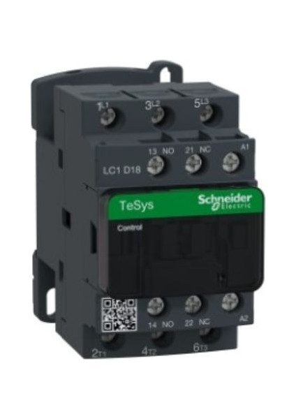 Tesys D Kontaktör - 3p(3 Na) - Ac-3 - <= 440 V 18 A - 415 V Ac Bobin LC1D18N7