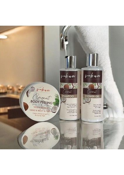 Hindistancevizi Özlü Şampuan + Duş Jeli + Peeling Üçlü Set: Kapsamlı Bakım ve Besleyici Etki