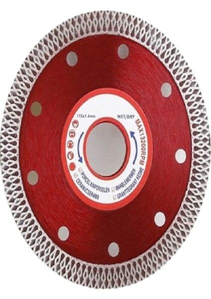 Kupa 115X22MM 1.0 Ultra Ince Zikzak Seramik Mermer Porselen Granit Fayans Kesme Çapak Bırakmaz