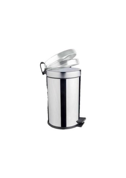 Pedallı Çöp Kovası Amort.kapak 5lt Ø21*26CM 304
