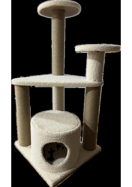 Köşeli Yuvalı Kedi Tırmalama 50 x 110 cm