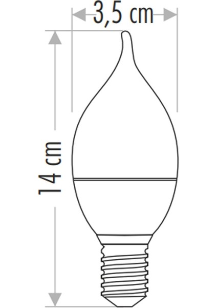 LED Buji Ampul 7W Gün Işığı CT-4080