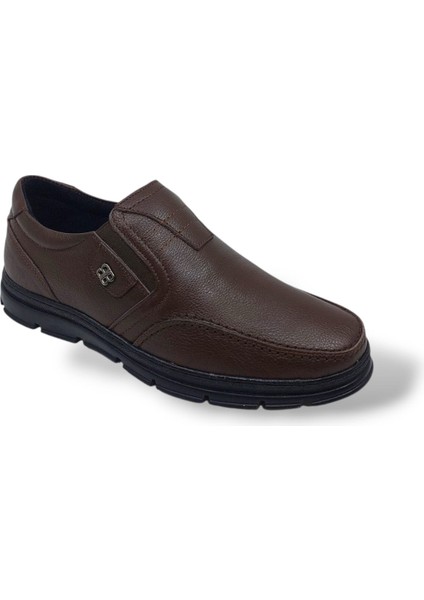 782 Erkek Koyu Kahve Hakiki Deri Kalın Taban Ayakkabı fırsatları