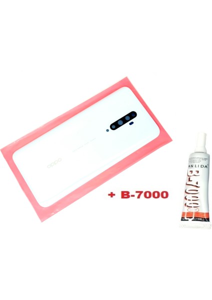 Oppo Reno 2z Arka Pil Batarya Kapağı (CAM+B-7000) Beyaz