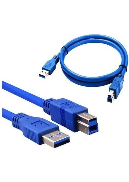 1 Metre USB 3.0 Yazıcı Kablosu 1 Metre USB 3.0 Printer Kablosu Am Bm Kablo