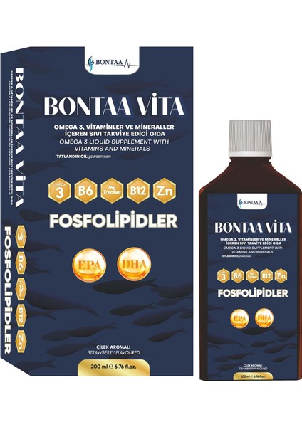Vita Fosfolipidler Omega Multivitamin Sıvı 200ml