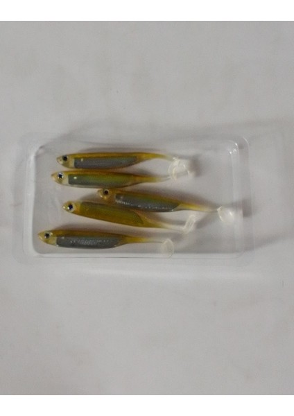 Real Fish 8 cm Flash Silikon Yem