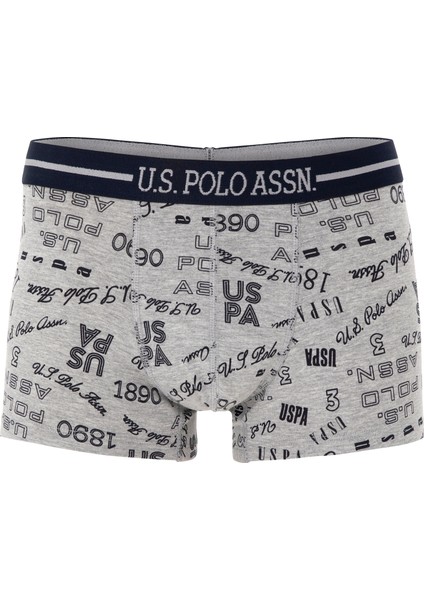 U.S. Polo Assn. Erkek Gri Melanj İç Giyim Alt 50301678-VR086