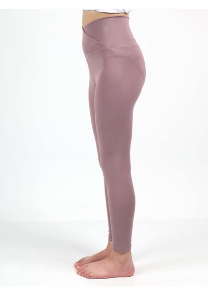 Kız Çocuk Yüksek Bel Kruvaze Kemer, Koşu, Yürüyüş, Casual, Spor, Atletik, Egzersiz, Fittness Tayt modelleri