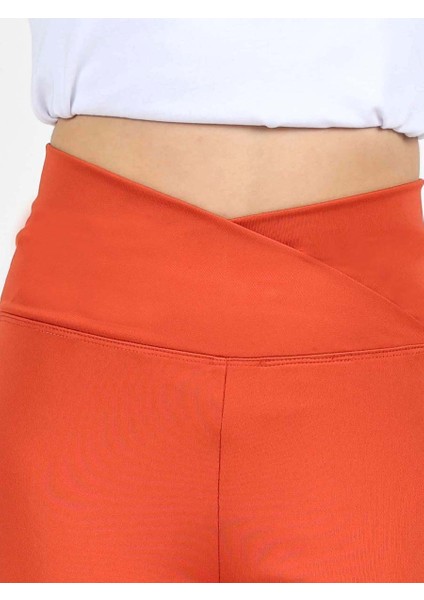 Kız Çocuk Yüksek Bel Kruvaze Kemer, Koşu, Yürüyüş, Casual, Spor, Atletik, Egzersiz, Fittness Tayt fiyatları