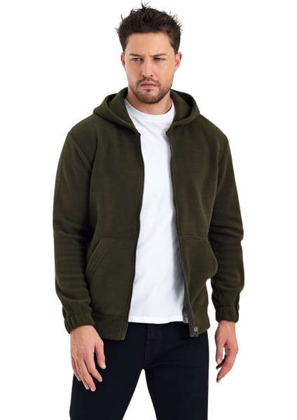 Erkek Polar Fermuarlı Kolu Lastikli Sweat fırsatları