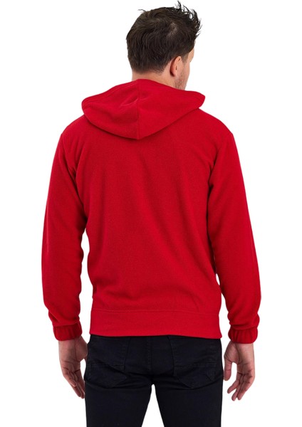 Erkek Polar Fermuarlı Kolu Lastikli Sweat