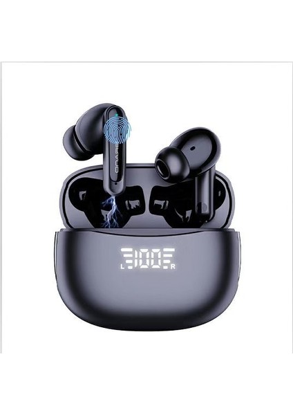Özel Model Popüler Kablosuz Kulaklık Bluetooth 5.3 Dijital Ekran Süper Uzun Pil Ömrü Kulak Içi Enc Binaural Gürültü Azaltma Bluetooth Kulaklık (Yurt Dışından)