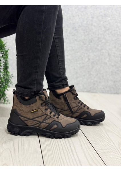 Vizon Bağcıklı Fermuarlı Içi Kürklü Unisex Bot modelleri