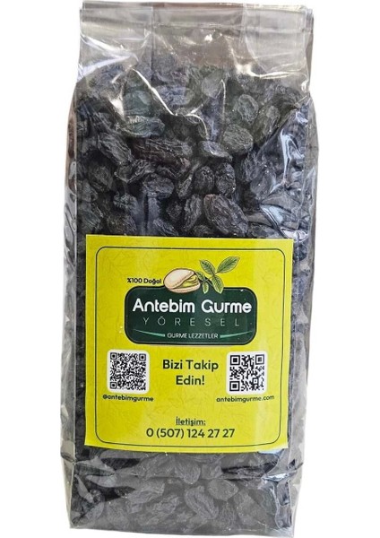 Antebim Gurme Antep Karası Kuru Üzüm (500 Gr)