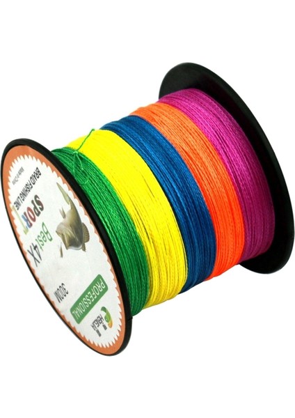 Renkli 2.0 0.24MM 28LB 11.3kg Gerginlik 300M Ekstra Güçlü 4 Paylaşım Örgü Pe Fishing Misina (Yurt Dışından)