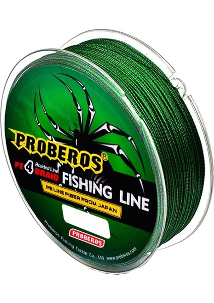 2 Pcs Proberos 4 Düzenlendi 100M Güçlü At Balık Misina, Misina Numarası: 1.0 / 15LB (Yurt Dışından)